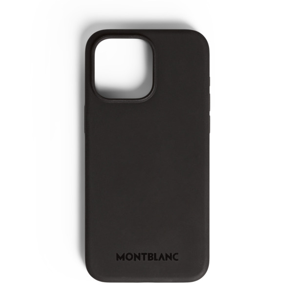  Montblanc - Funda Rígida Para Iphone 16 Pro Max Con Magsafe De Silicona - Negro - Silicone - Mb198882 - Fundas Para Teléfonos 