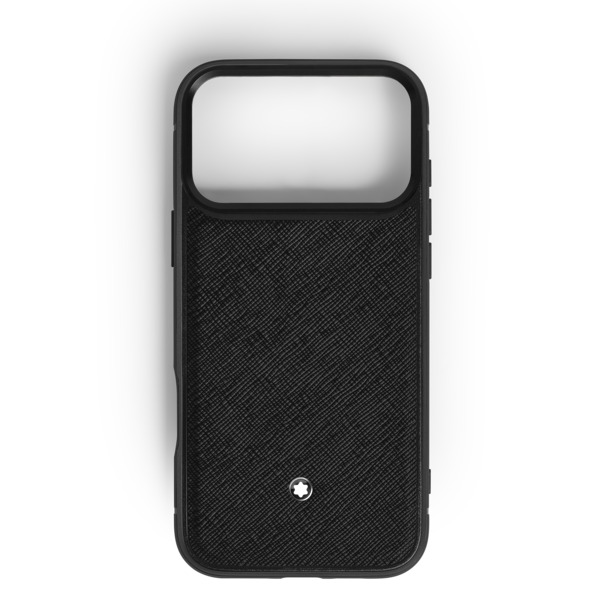  Montblanc - Funda Rígida Para Iphone 17 Pro Max De Piel Sartorial - Negro - Piel - Mb220602 - Fundas Para Teléfonos 