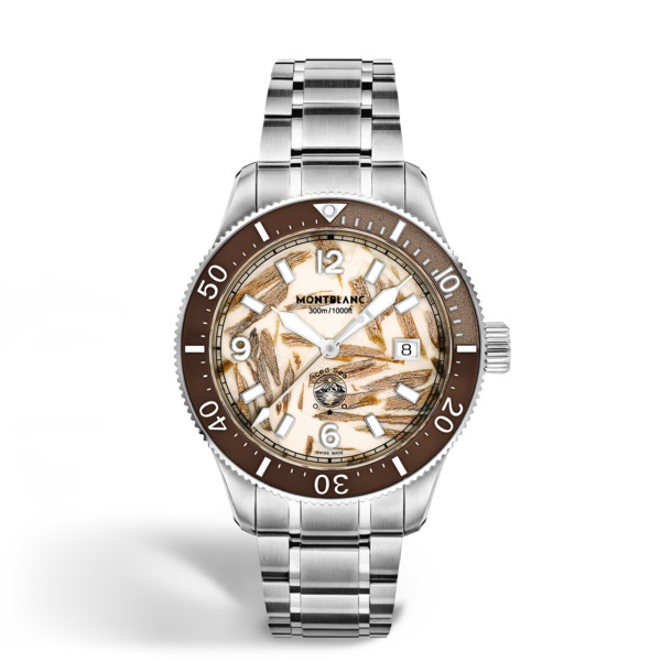  Montblanc - Montblanc Iced Sea Automatic Date 0 Oxygen Edición Limitada - 700 Piezas - Acero - Cerámica - Mb137211 - Reloj 