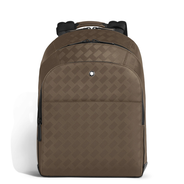  Montblanc - Mochila Grande Con 3 Compartimentos De Piel Extreme - Avellana - Piel - Mb221098 - Mochilas 