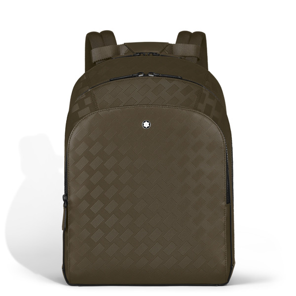  Montblanc - Mochila Mediana Con 3 Compartimentos De Piel Extreme - Caqui - Piel - Mb221594 - Mochilas 