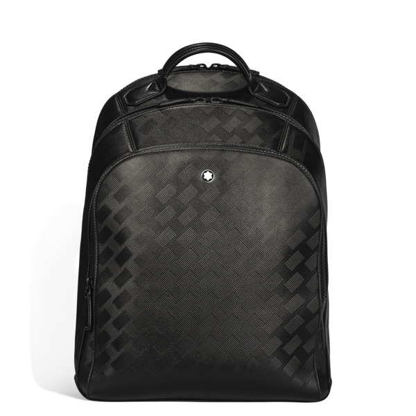  Montblanc - Mochila Mediana Con 3 Compartimentos De Piel Extreme - Negro - Piel - Mb199847 - Mochilas 