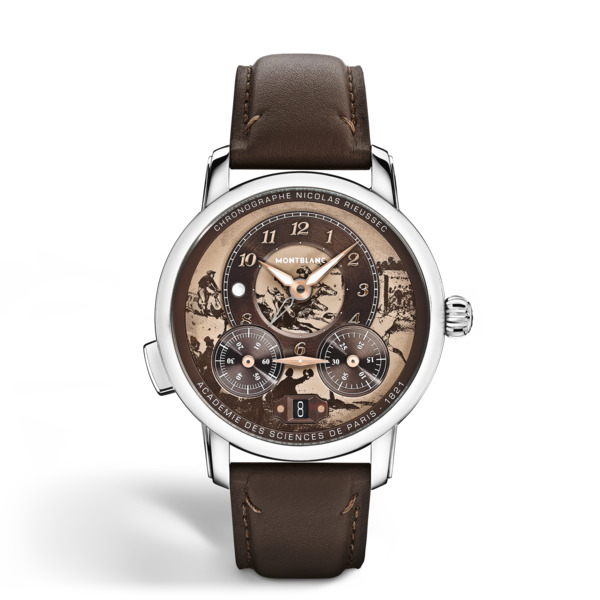  Montblanc - Montblanc Star Legacy Nicolas Rieussec Chronograph 43 Mm Edición Limitada - 821 Piezas - Marrón - Acero - Mb136359 - Reloj 