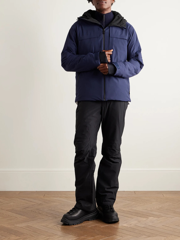  Aztech Mountain - Hayden Padded Hooded Ski Jacket - Men - Blue - S 