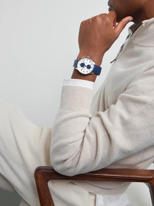  Iwc Schaffhausen - Portugieser Automatic Chronograph 41mm Stainless Steel And Rubber Watch, Ref. No. Iw371620 - Men - White 