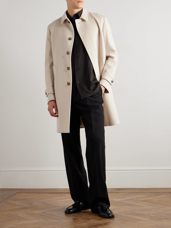  Lardini - Virgin Wool Overcoat - Men - Neutrals - It 52 
