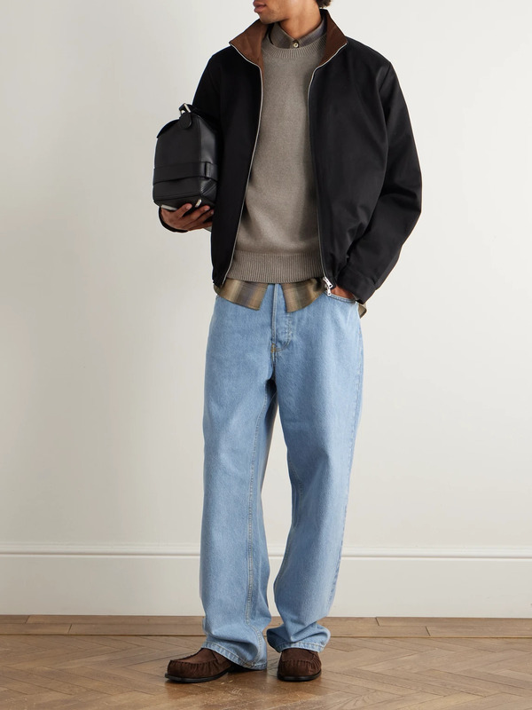 Loewe - Anagram Logo-embroidered Wool Sweater - Men - Gray - S 