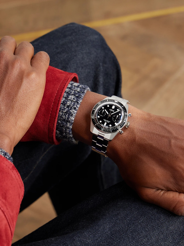  Oris - Divers Sixty-five Automatic Chronograph 40mm Stainless Steel Watch, Ref. No. 01 771 7791 4054-07 8 20 18 - Men - Black 