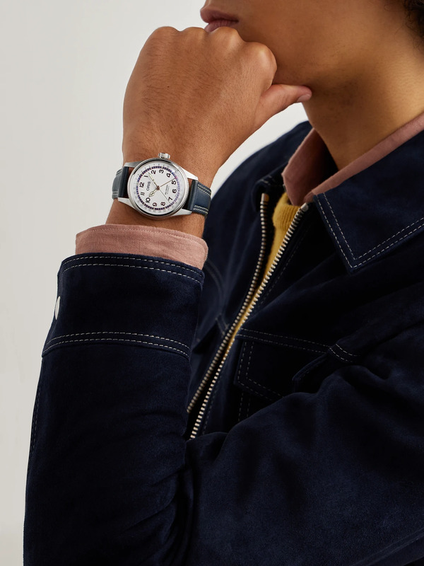  Oris - Hank Aaron Limited Edition Automatic 40mm Stainless Steel And Leather Watch, Ref. No. 01 754 7785 4081-set - Men - White 