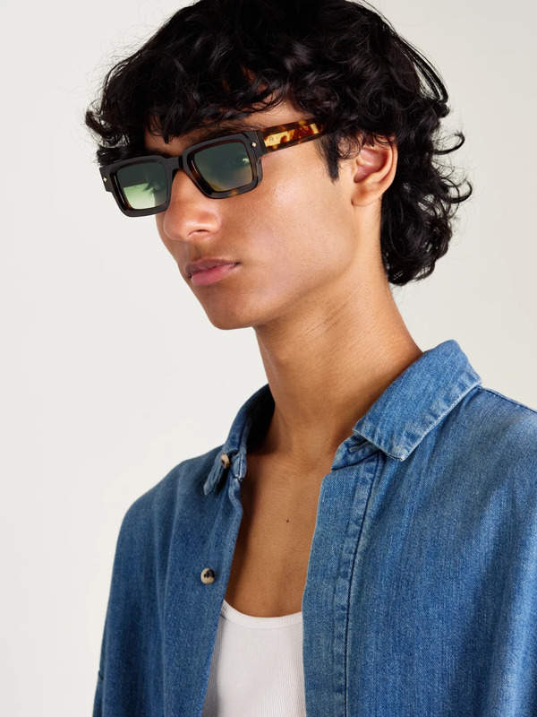  Sato - Cervantes Square-frame Tortoiseshell Acetate Sunglasses - Men - Tortoiseshell 