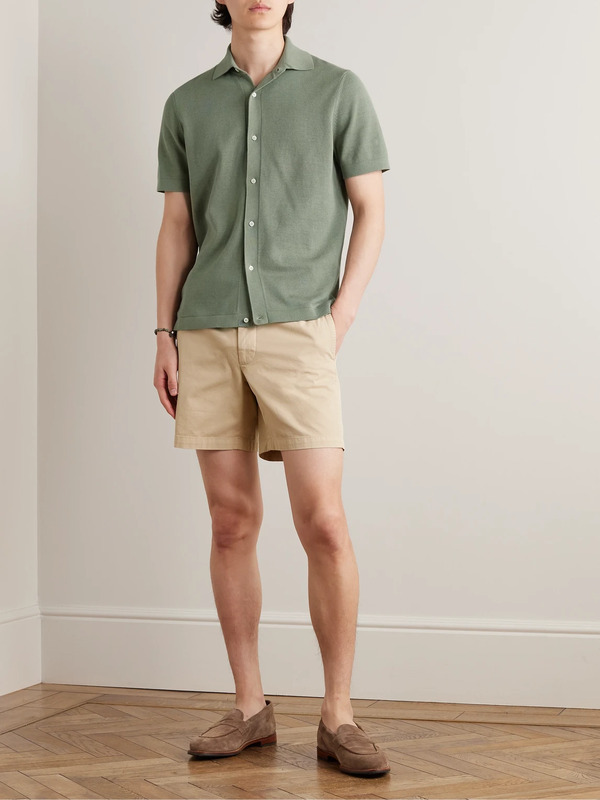  Sid Mashburn - Cotton Shirt - Men - Green - Xxl 