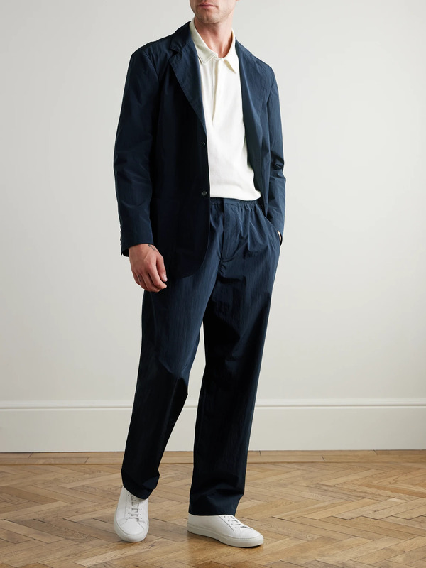  Ssam - Tech-shell Blazer - Men - Blue - L 