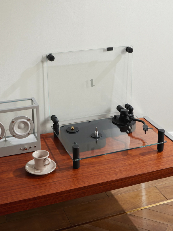  Transparent Speaker - Transparent Turntable - Men - Black 