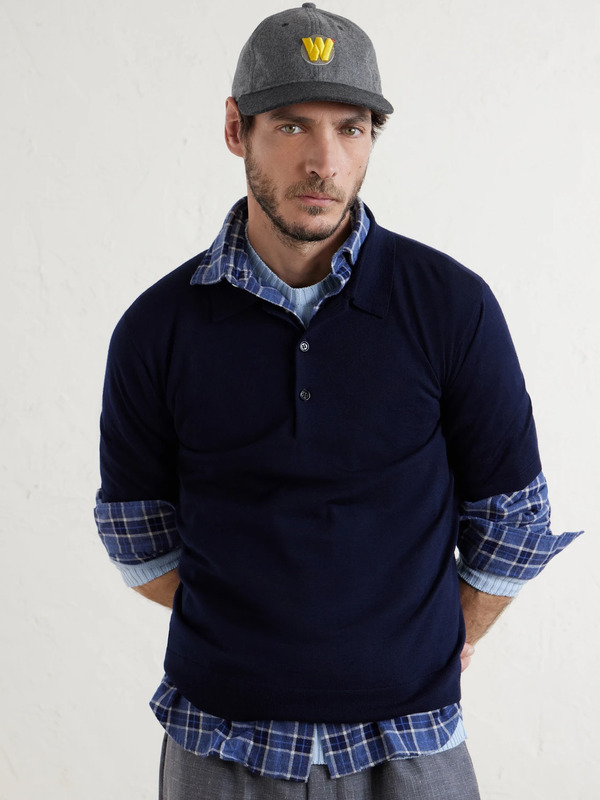  Wtaps - Logo-embroidered Wool-blend Flannel Baseball Cap - Men - Gray 
