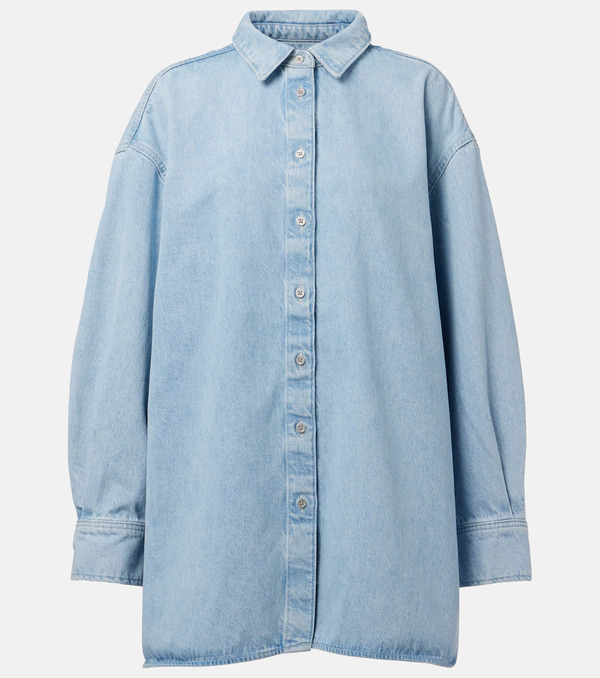  7 For All Mankind 7 For All Mankind Camisa Oversized Nina De Denim 