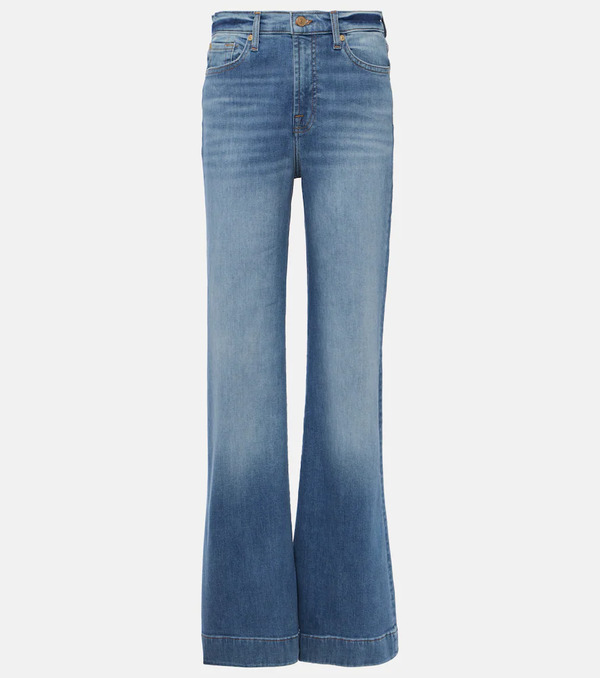  7 For All Mankind 7 For All Mankind Jeans Flared Modern Dojo De Tiro Alto 