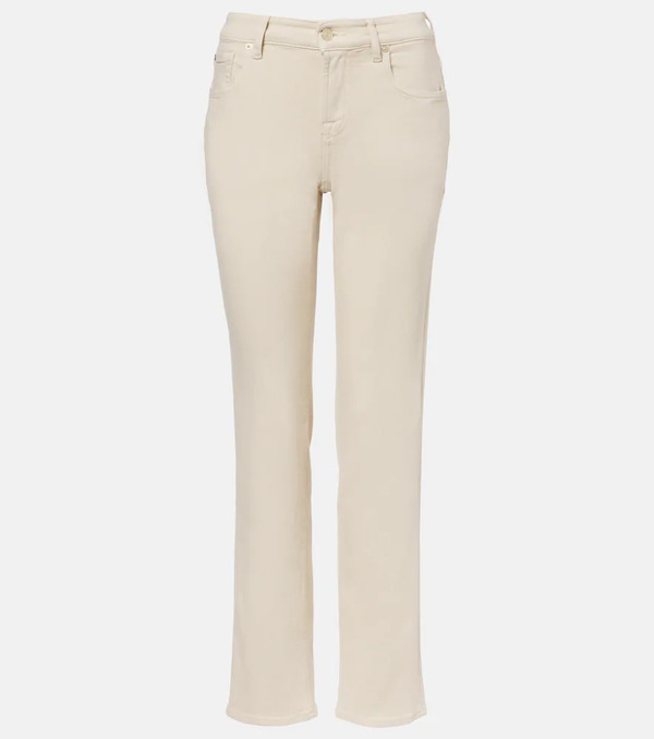  7 For All Mankind 7 For All Mankind Jeans Rectos Calie Straight De Tiro Medio 