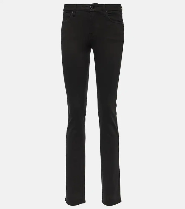  7 For All Mankind 7 For All Mankind Jeans Rectos De Tiro Alto 