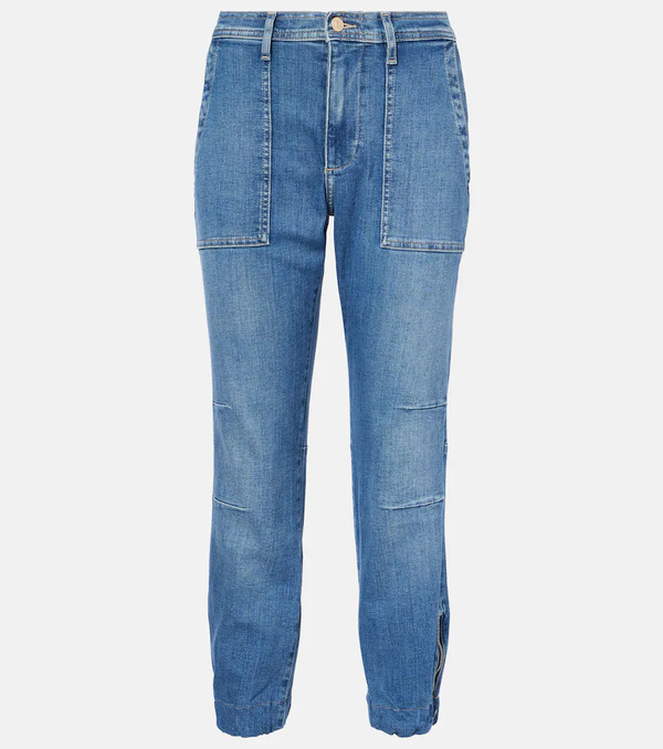  7 For All Mankind 7 For All Mankind Jeans Rectos De Tiro Alto 