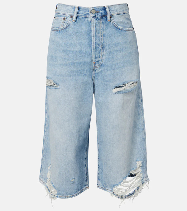 Acne Studios Acne Studios Bermudas De Denim Desgastadas 