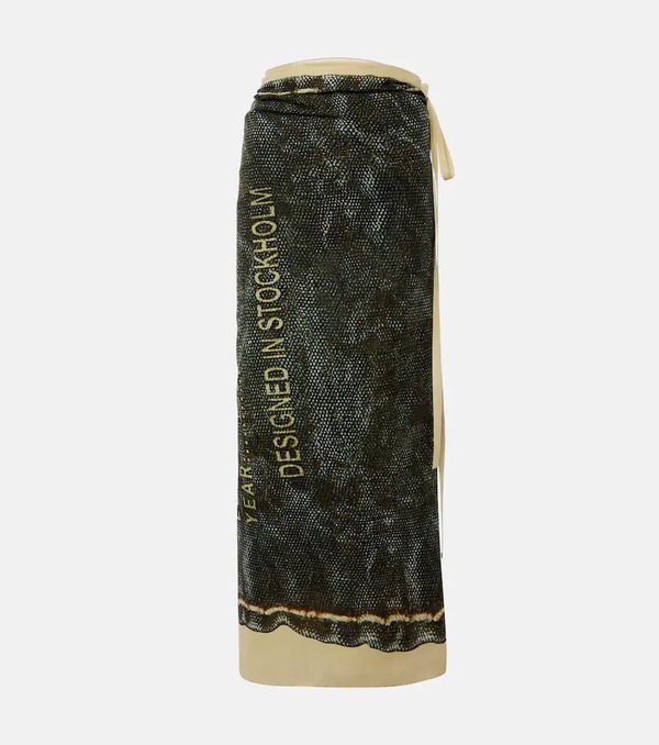  Acne Studios Acne Studios Bufanda De Algodón Con Logo 