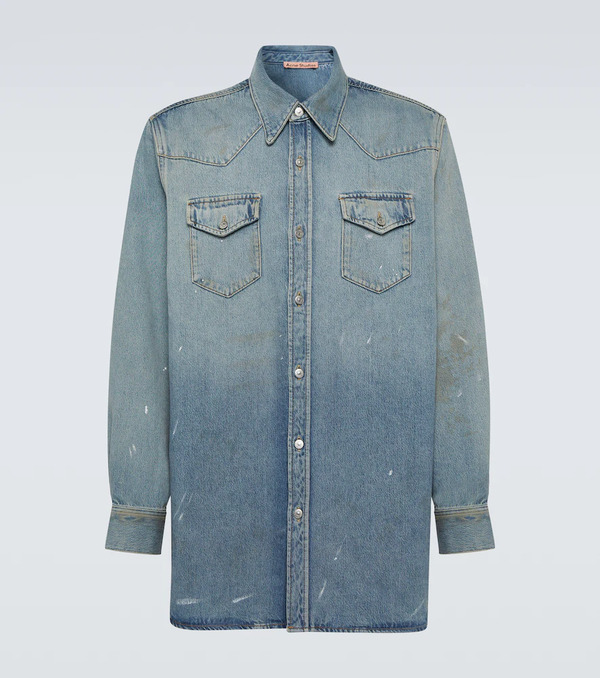  Acne Studios Acne Studios Camisa De Denim Oversized 