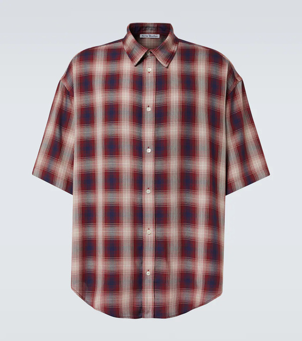  Acne Studios Acne Studios Camisa Oversized A Cuadros 