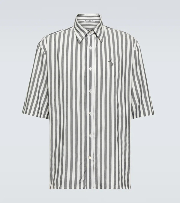  Acne Studios Acne Studios Camisa Oversized A Rayas 
