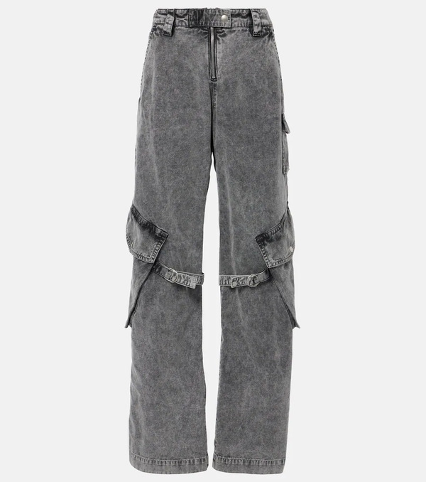  Acne Studios Acne Studios Pantalones Cargo De Lona De Algodón 