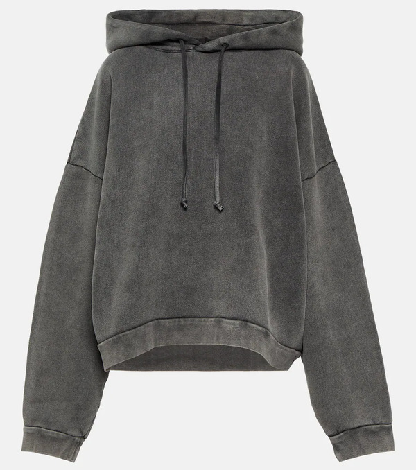  Acne Studios Acne Studios Sudadera Con Capucha De Algodón Cropped 