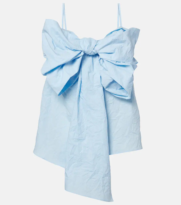  Acne Studios Acne Studios Top De Algodón Con Lazo 