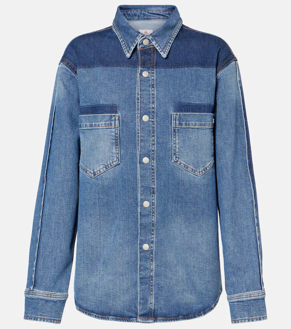  Ag Jeans Ag Jeans Camisa Monaco De Denim Patchwork 