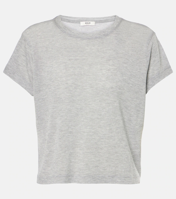  Agolde Agolde Camiseta Adine De Jersey De Algodón 