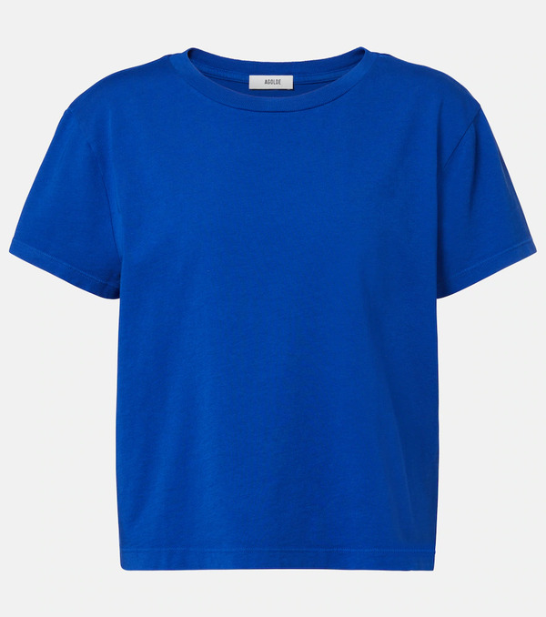  Agolde Agolde Camiseta De Jersey De Algodón 