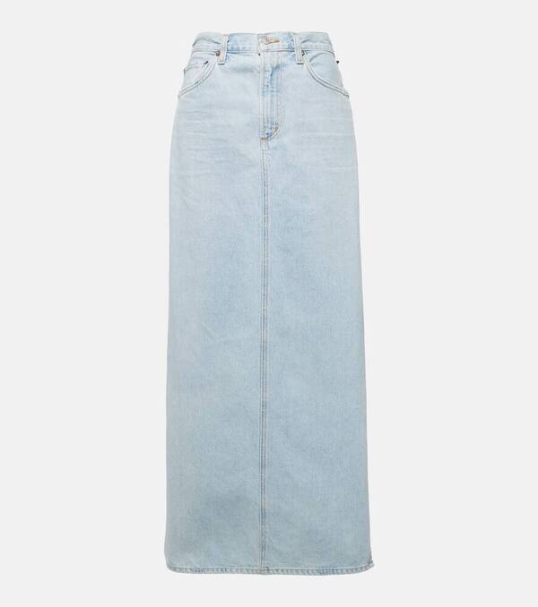  Agolde Agolde Falda Larga Astrid Slice De Denim 