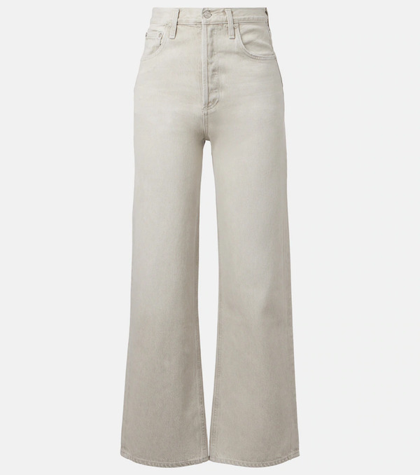  Agolde Agolde Jeans Anchos Ren De Tiro Alto 