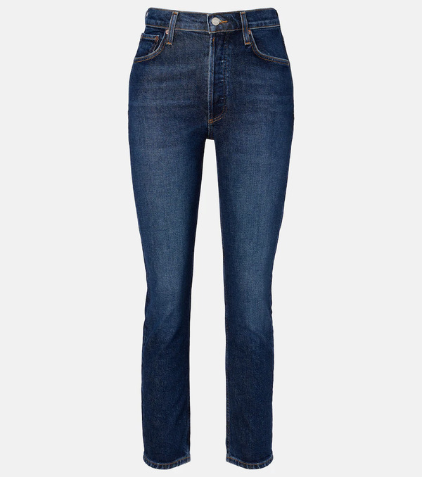  Agolde Agolde Jeans Regular Cropped Riley De Tiro Alto 