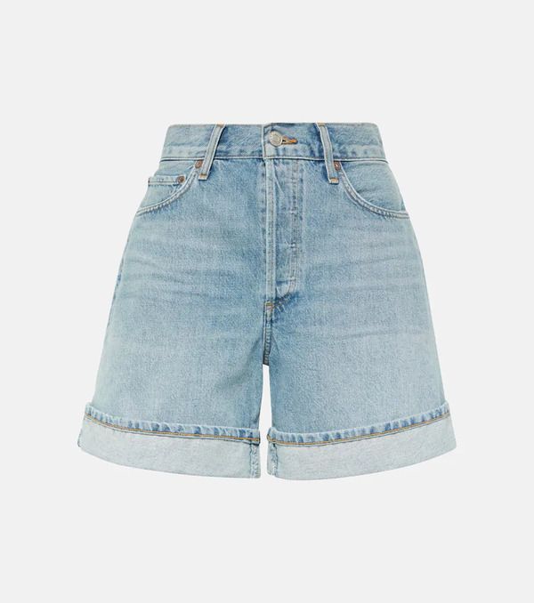  Agolde Agolde Shorts Dame De Denim De Tiro Alto 