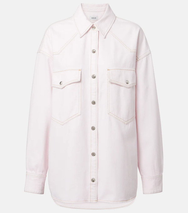  Agolde Agolde Sobrecamisa Lotta De Denim 