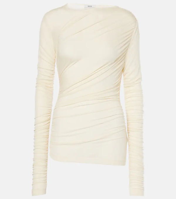  Agolde Agolde Top Fruncido Tania De Jersey 