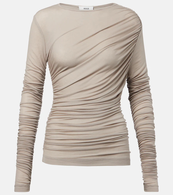  Agolde Agolde Top Tania Twist Fruncido 