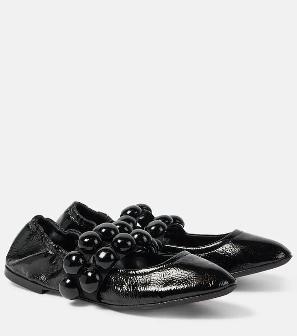  Alaia Alaïa Bailarinas Mary Jane Sphere De Charol 