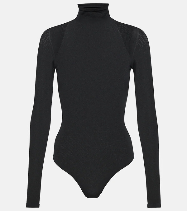  Alaia Alaïa Body De Jersey Con Cuello Alto 