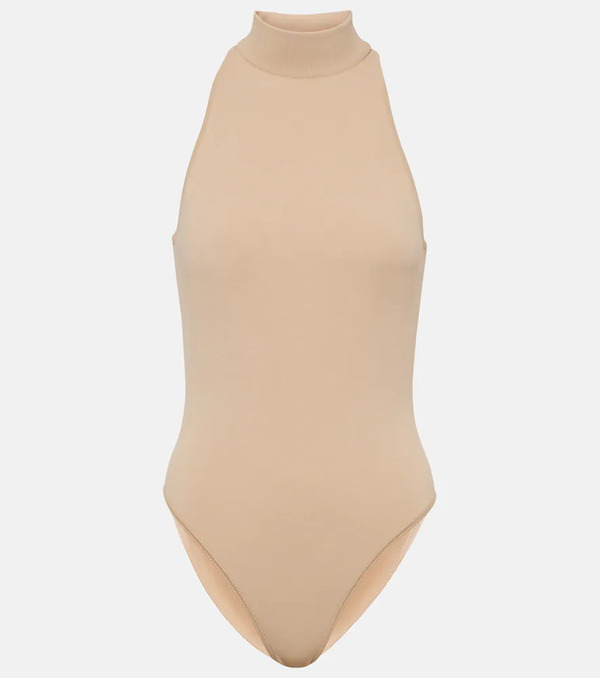  Alaia Alaïa Body De Jersey Con Cuello Halter 