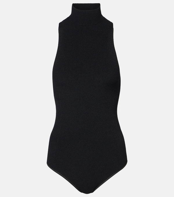  Alaia Alaïa Body De Jersey Con Cuello Halter 