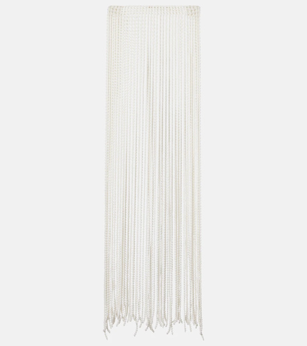  Alaia Alaïa Bufanda Con Cuentas Y Flecos 