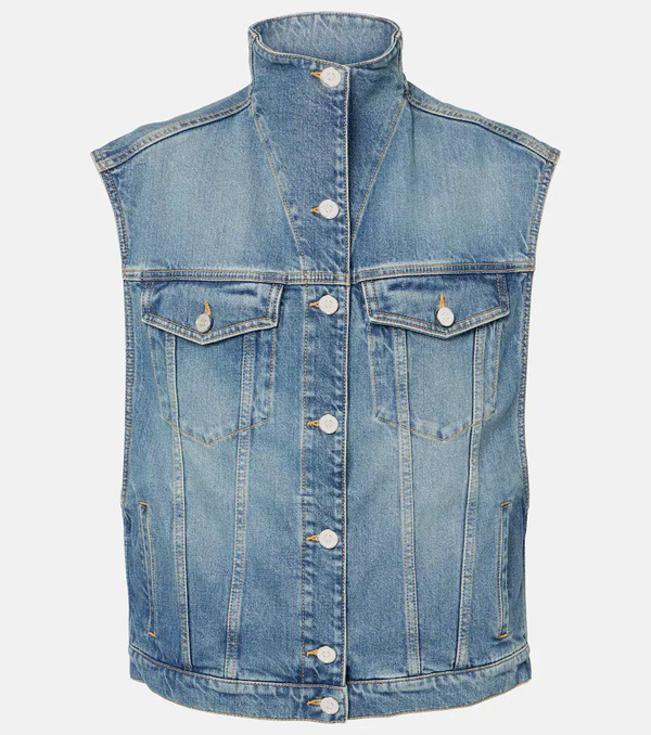  Alaia Alaïa Chaleco De Denim 