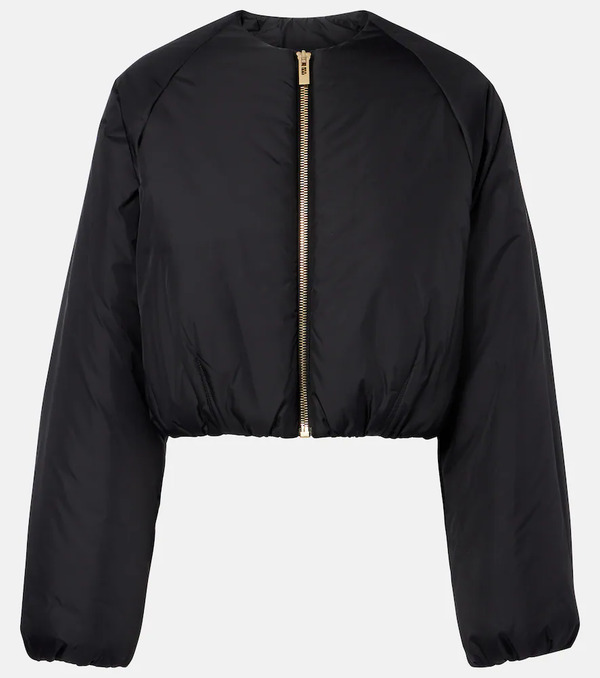  Alaia Alaïa Chaqueta Acolchada Cropped 