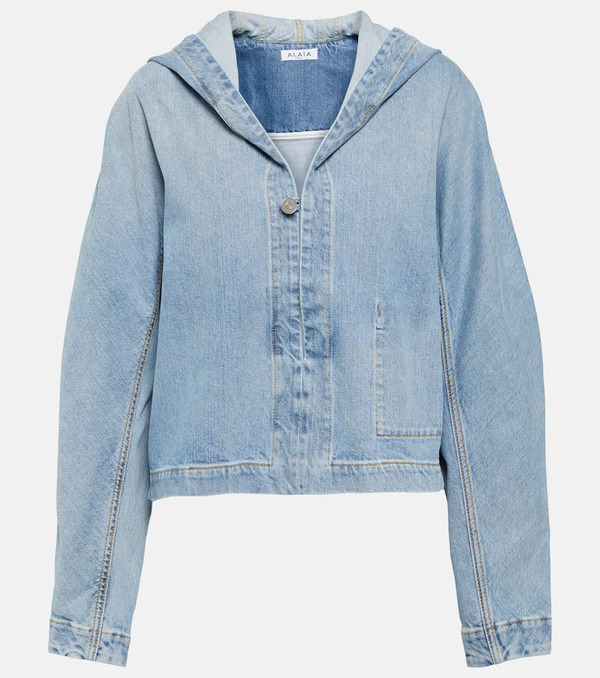  Alaia Alaïa Chaqueta Cropped De Denim 