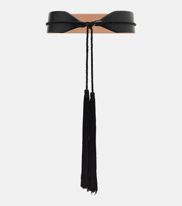  Alaia Alaïa Cinturón De Piel Con Borlas 